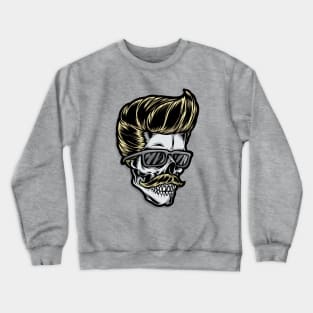 Rockabilly Skull II. Crewneck Sweatshirt